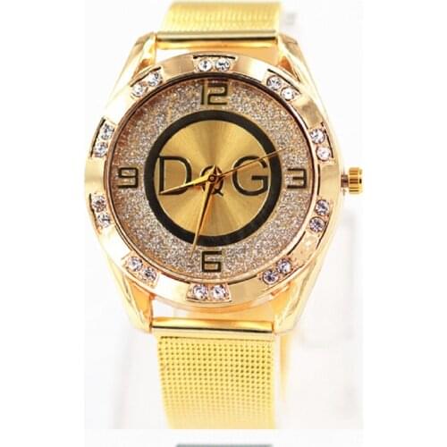 Reloj Mujer Luxury Brand Bear Women Watches Fashion Crystal Ladies Watch Golden Metal Mesh Women Quartz Wrist Watches Relogio