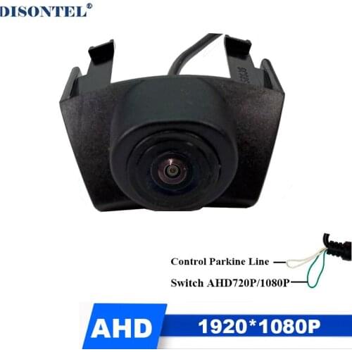 For Sonyccd Car Front View Grille Camera Positive Image parking Camera For Cadillac SRX 2012 Firm install on the Car logo