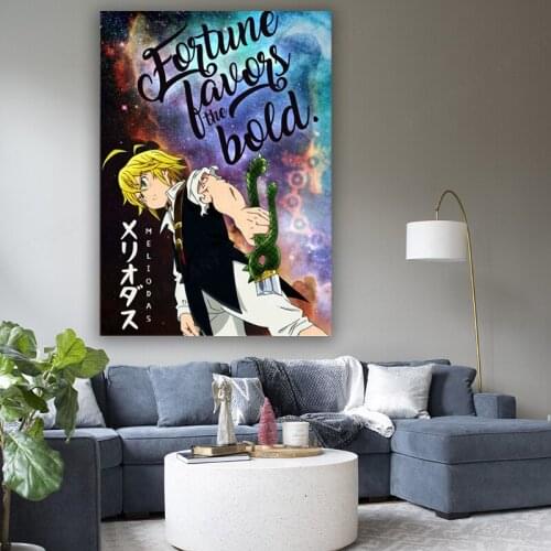 The Seven Deadly Sins Painting Poster Modern Wall Art Prints Wall Pictures For Room Decor Fans Collection Poster