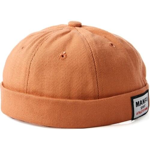 Children Summer Cotton Brimless Skullies Cap Vintage Urban Unique Street Portable Docker Hats Multipurpose Miki Beanie Hat