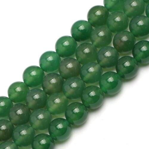 Round blue agates GEM beads natural stone beads DIY spacer loose beads for jewelry making strand 15" wholesale