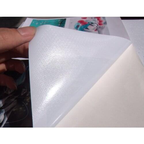 A4 A3 size Matte vinyl sticker with removable bubble free gule for dye printer