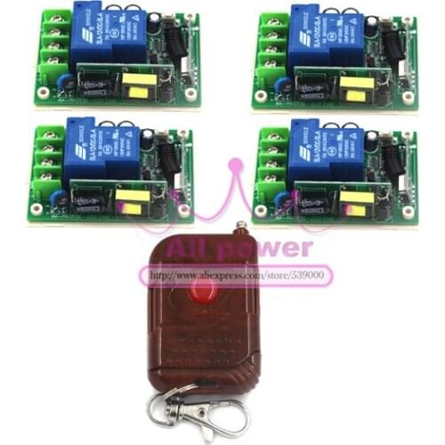 Power AC85V~250V 1 Channel Wireless Radio Remote Contorl Electronic Switch System,on-off-on,Home Smart Remote Switch