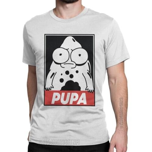 Mens T-Shirts Solar Opposites The Pupa Vintage Pure Cotton Tees Classic Short Sleeve T Shirts Crew Neck Tops Gift Idea