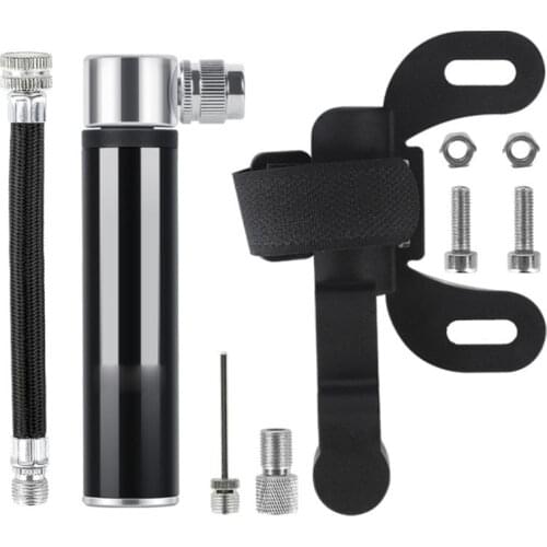 Mini Bike Pump Aluminum Alloy Hand Air Pump Ball Tire Inflator Road MTB Mountain Bike Bicycle Pump 120PSI For AV/FV