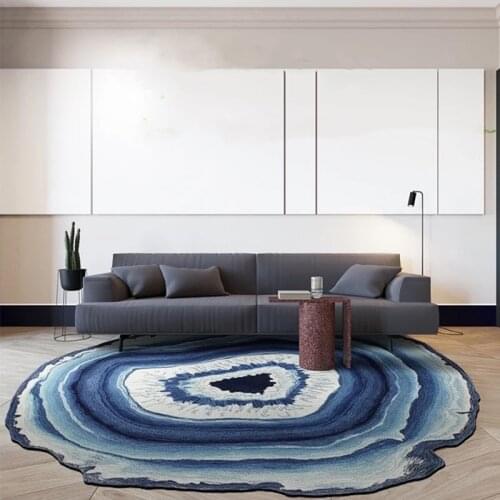 Irregular Round Carpet Rug KAWAI Cartoon Floor Rug for Living Room Bedroom Kids Room Non-Slip Play Mat Round Mat Carpet