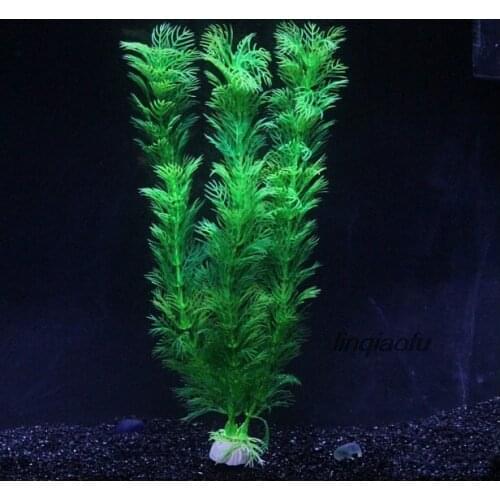New fish tank aquarium landscaping decoration set plants, simulation water grass green 30CM