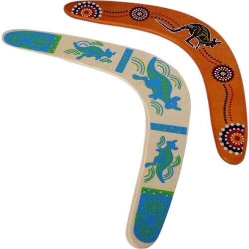 New Kangaroo Throwback V Shaped Boomerang Flying Disc Throw Catch Outdoor Game