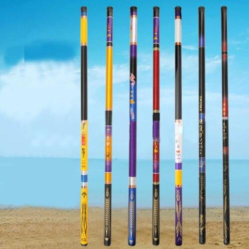 Portable Carp Thread FRP Fishing Rod Telescopic Ultra-light Hard Glass Steel Pole for Stream Freshwater Fishing Pole X112G