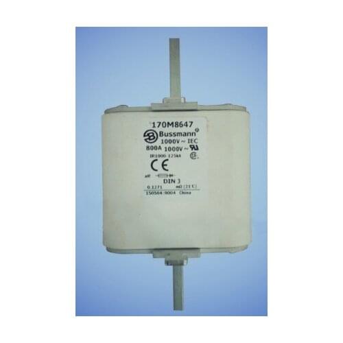 Fuses: 170M8643 450A 1000V / 170M8644 500A 1000V aR