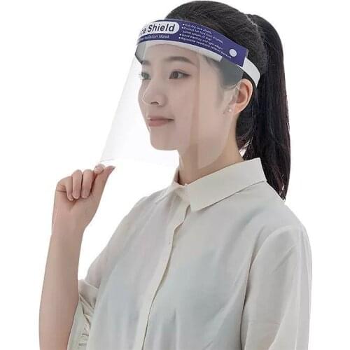 Transparent Cartoon Full Face Shields Mask Outdoor Kids Children Boy Girl Face Shields Cover Mask With Elastic Band Top E11846