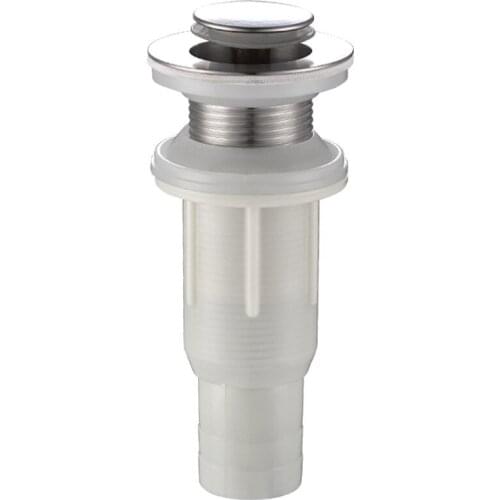 Temkunes Bathroom Basin Sink Pop Up Drain Brass with or without Overflow Vanity Sink Waste Drainer Stainless Steel and ABS