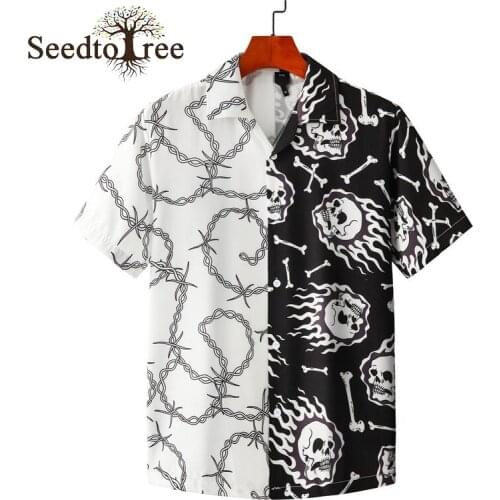 Мужские пляжные (гавайские) рубашки SeedtoTree China At AliExpress