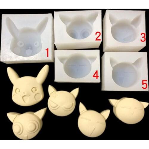 Silicone Mold Cat Epoxy Mold Can Be Used as Key Ring Pendant Pendant Ornaments