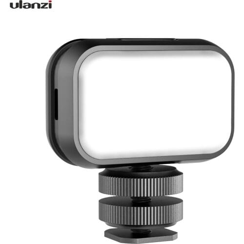 ULANZI VL28 6500K Mini LED Video Light GoPro Light Camera Light for Gopro 9 8 7 Hero iPhone 12 Pro Max 12 Mini 11 XS Fill Light