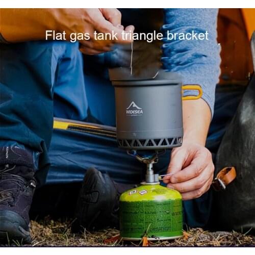 Triangle Outdoor Flat Gas Tank Bracket Camping Stove Accessories Foldable ABS Resin Multifunctional Cooking Tool Lightweight New