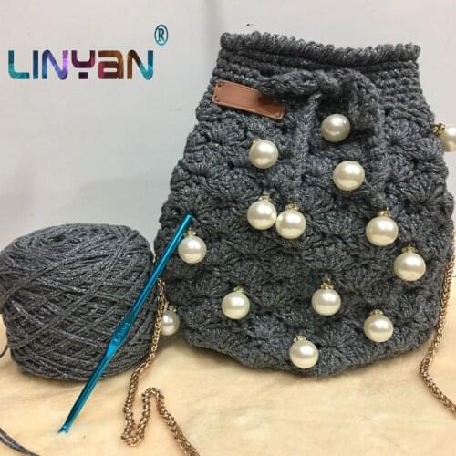 250g/lot Yarn For Knitting& Crocheting matethreads DIY Yarns crochet Color bright silk metallized thread Hand Knitting ZL50