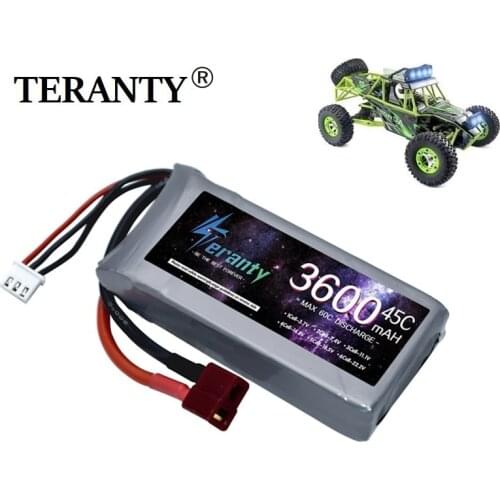 7.4V 2700mah 3200mah 3450mah 3600mAh RC Car Lipo Battery For Wltoys 12428 12423 RC Car part 2s 7.4v Battery for feiyue 03 Q39
