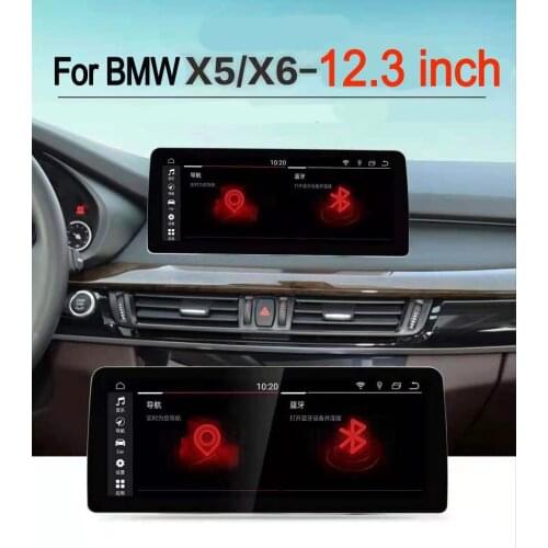 12.3 inch 8 Core 64G ROM Android 10.0 System Car GPS Navigation Media Stereo Radio For BMW X5 F15 X6 F16 2014-2019 NBT EVO