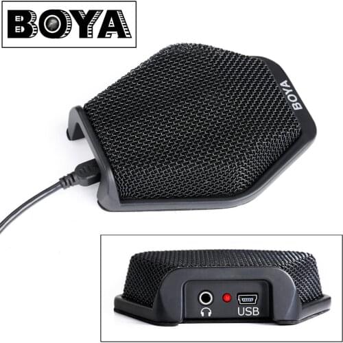 BOYA BY-MC2 USB Condenser Desktop Conference Computer Microphone for Windows Mac Laptop for Business Meeting, Seminar, Speech