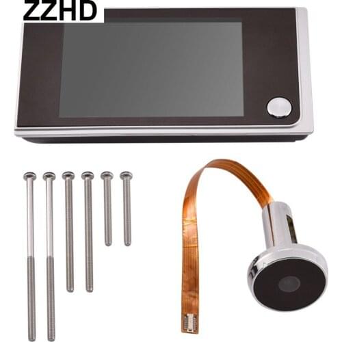 3.5 inch Video peephole Digital Door Camera Doorbell 120 Degree Angle Peephole Viewer video Eye Door Doorbell Outdoor Door Bell