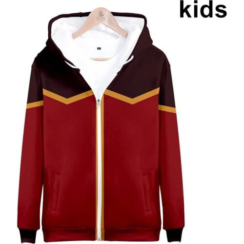 3 To 14 Years Kids Hoodie Avatar: The Last Airbender 3D Printed Hoodies Sweatshirt Boys Girls Cartoon Jacket Children Clothes