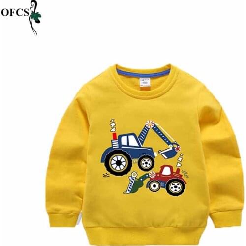 Cartoon Kids Sweatshirts For Boys Girls Autumn Spring Teenage Hoodies Long Sleeve Sweatshirt Kids Pullover T Shirt Sportswear