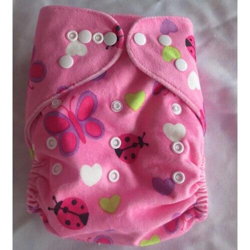 Baby Cloth Diapers One Size Fits All Baby Washable Diaper Minky Printed Cloth Diaper 300 diaper shells without inserts