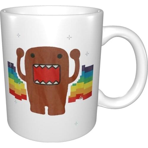 Domo Kun Medium Blue Japanese Animation Mug Coffee Cup Coffee Mug Snowman Mug Great Stray Dogs