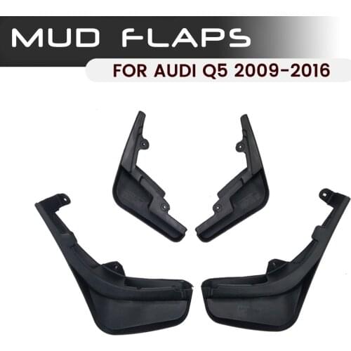 Car Mudguards Car Front Rear Fender Flares Mud Guard Flap Anti Splash Mudflaps Soft Good Tenacity For AUDI Q5 2009-2016