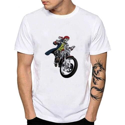 Vintage Cafe Racer Sports Biker Motorbike Moto Katoen Tops Speed Racer Men T-shirt Casual Unisex Summer Trend Round Neck