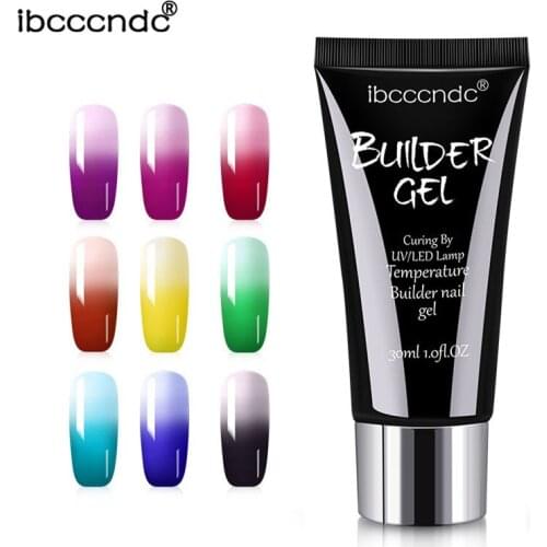 Temperature Extension Glue Set Nail Polish Crystal Model