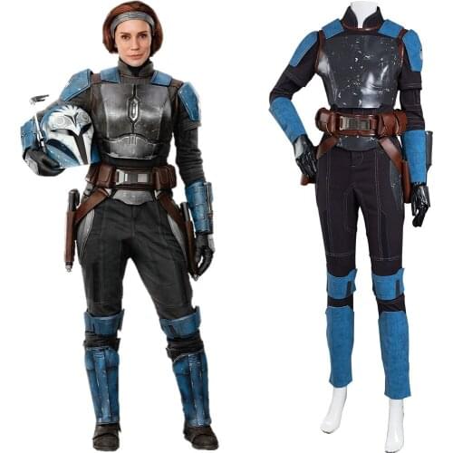 Bo-Katan Kryze Cosplay Costume Jumpsuit Uniform Set Outfits Halloween Carnival Suit