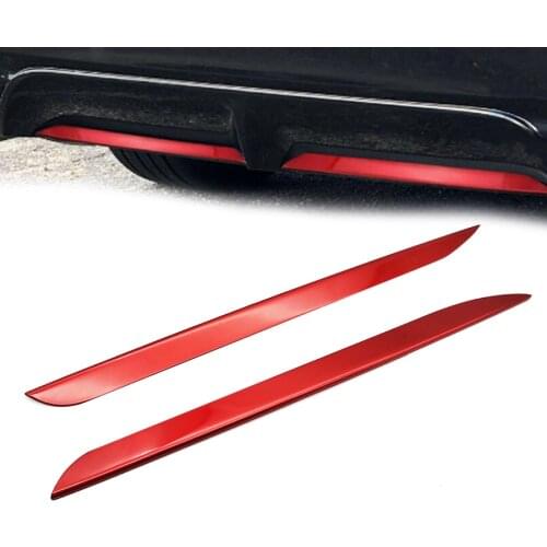 Red Rear Bumper Plate Decorator Pad Cover For Toyota Camry SE XSE Trim 2018 2019 2020