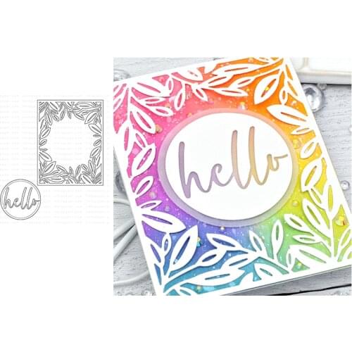 Leaves Metal Cutting Dies for DIY Scrapbooking Crafts Dies Cut Stencils Maker Photo Album Template Handmade Decoration 2021 NEW