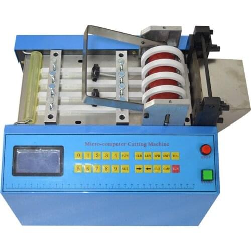 Micro-computer Shrink Tube Cutting Machine 110V/220V Heat Hose Cable Cutter Automatic wire cable tube cutting Machine MRD-100