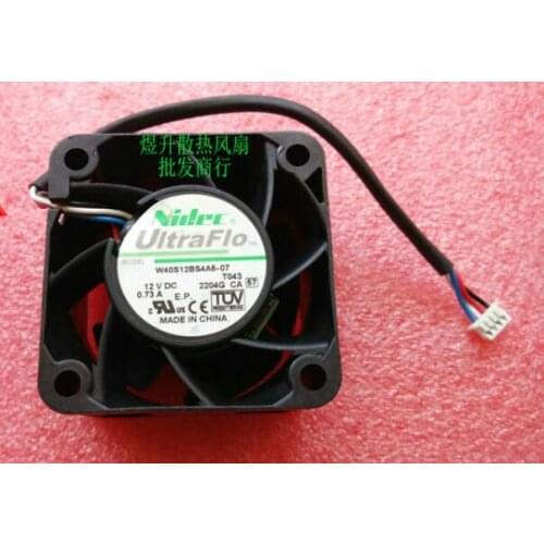 Original 4028 w40s12bs4a5-07 DC12V 0.73a 40 * 40 * 28mm four wire axial fan