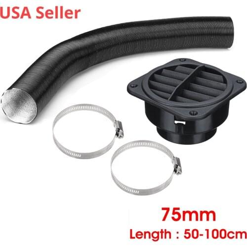 Parking Air Heater Air Outlet Pipe Car Heater Accessories Square Air Outlet for 2KW Crude Oil Air Heaters