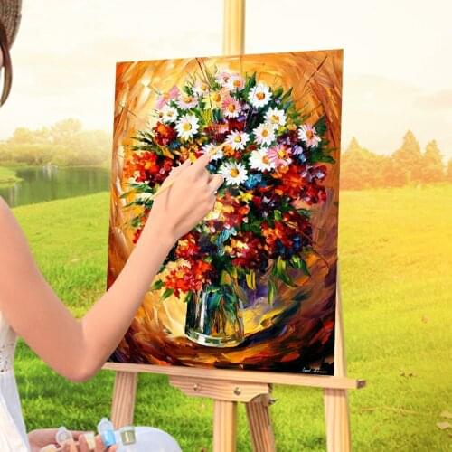 The Joy Spring Paint By Numbers Set Acrylic Paints 40*50 Canvas Pictures Home Decor Crafts Adults Handiwork Wholesale Drawing