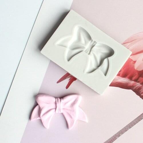 Bow Tie Silicone Mold DIY Epoxy Resin Chocolate Mold Fondant Cake Baking Decoration Bow Tie Bow Silicone Mold