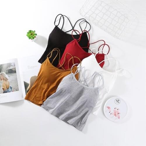 Womens Cotton Underwear Tube Top Girl Fashion Tank Up Sexy Top Seamless Bra Womens Solid Bra Female Crop Top Sexy Lingerie