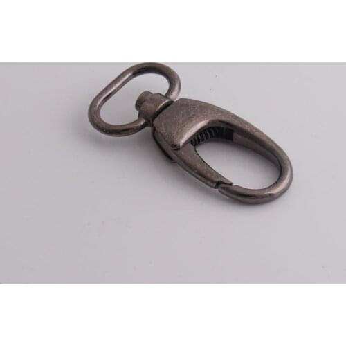 10pcs/lot gunmetal color Dog Hook Swivel Snap Hooks Key chain for bag , belts ,garment