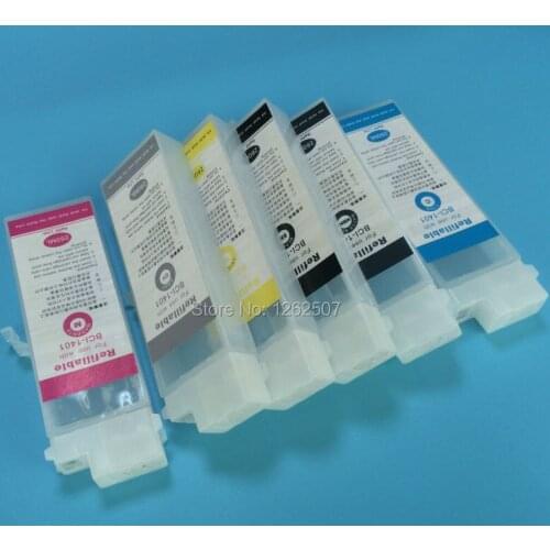 260ML*6Color BCI-1431 1431 Empty Rechargeable ink cartridge For Canon W7250 W6400 Printers Ink Cartridges With Chip -6Colors