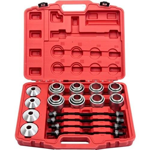 28pcs Universal Press And Pull Sleeve Kit Bush and Bearing Removal Tool Set