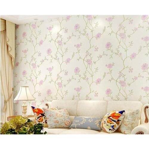 Beibehang papel de parede Cubic Countryside Nonwovens 3d Wallpaper Living Room Background Wallpaper Warmest Bedroom wall paper