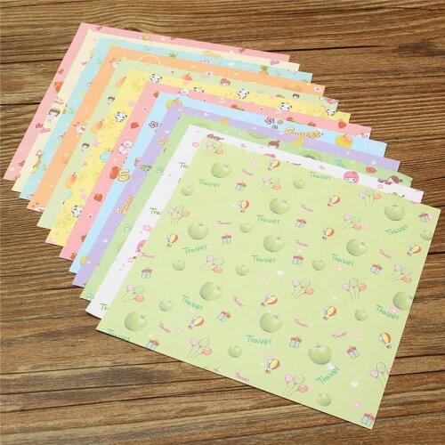 72pcs/Set Cute Square Floral Pattern Origami Paper Single Sided DIY Kids Folded Paper Craft Scrapbooking Decor Pattern Randomly