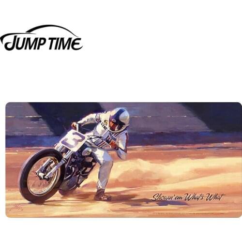 JumpTime 13cm x 6.3cm 3D Car Sticker For Showin Em Whats What Auto Moto Decal Windows Bumper Motorcycle Car Styling
