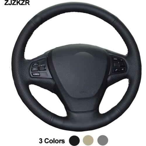 Car Auto Steering-Wheel Cover For BMW X3 F25 2010 2011 2012 2013 2014 2015 2016 2017 X5 F15 2013-2017 Funda Volante Stuurhoes