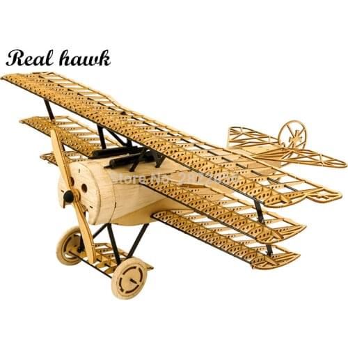 DIY Craft, Wood Building Kit,Building Toys, Christmas Gift Present,1:18 Fokker DRI Static Models X11