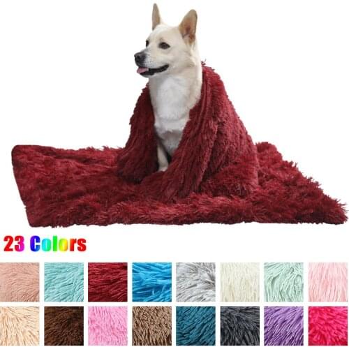 Fluffy Plush Dog Blanket Pet Sleeping Mat Cushion Mattress Extra Soft Warm Pet Throw Blankets for Small Medium Large Dogs & Cats